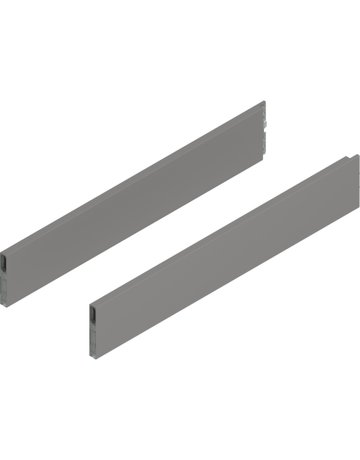 MERIVOBOX BOXCAP, NL=600 mm, Höhe E, links/rechts, indiumgrau matt - Blum