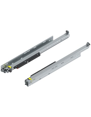 MOVENTO mit TIP-ON, Vollauszug, Führung, 70 kg, NL=650 mm, für Kupplung, links/rechts, verzinkt - Blum