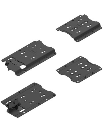 REVEGO uno, Pocketverbinder (Set), für Anwendung ohne Sockel, für Pocketseitendicke 15 bis 19 mm, rechts, schwarz - Blum