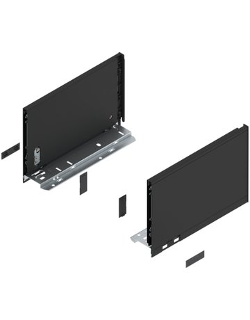 LBX Zargen pure, Höhe C (177 mm) NL=270 mm, carbonschwarz matt - Blum