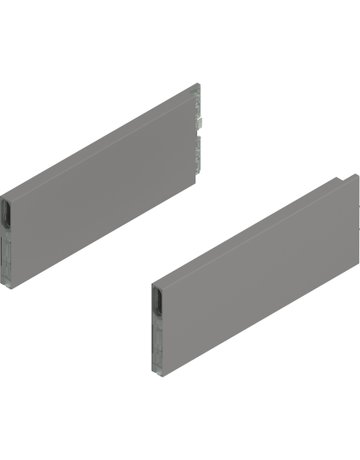 MERIVOBOX BOXCAP, NL=270 mm, Höhe E, links/rechts, indiumgrau matt - Blum