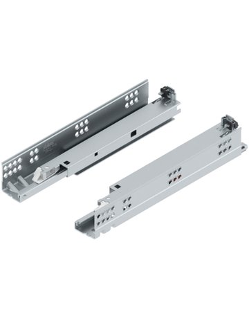 TANDEM plus TIP-ON Vollauszug, Führung, 30 kg, NL=300 mm, für Kupplung, links/rechts, verzinkt - Blum