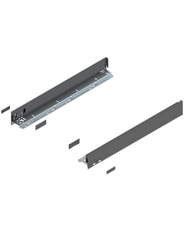 LEGRABOX Zarge, Höhe N (66.5 mm), NL=550 mm, links/rechts, für LEGRABOX pure, oriongrau matt - Blum