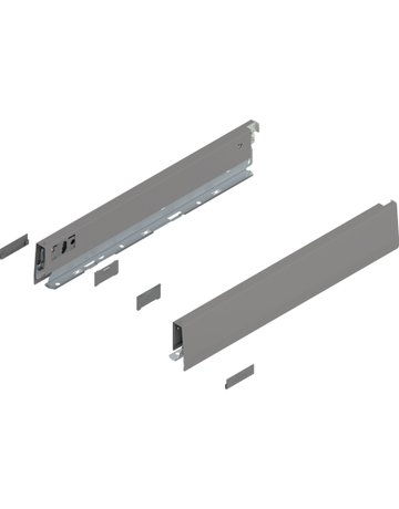 MBX N-Zargen (68,5 mm) NL=400 mm, indiumgrau - Blum