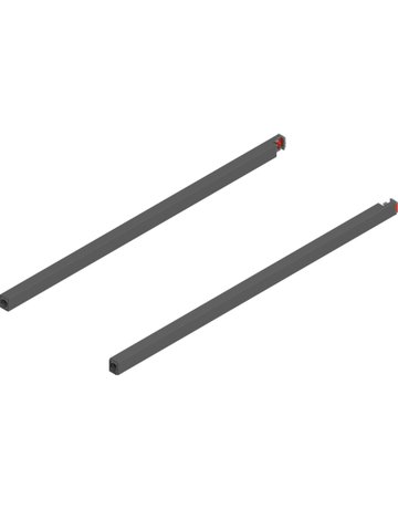 MERIVOBOX Längsreling, NL=500 mm, links/rechts, oriongrau matt - Blum
