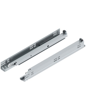 TANDEM plus TIP-ON Vollauszug, Führung, 30 kg, NL=500 mm, für Kupplung, links/rechts, verzinkt - Blum