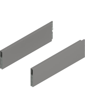MERIVOBOX BOXCAP, NL=350 mm, Höhe E, links/rechts, indiumgrau matt - Blum