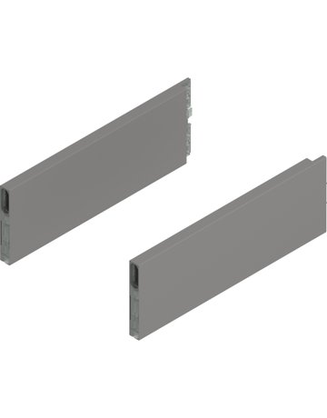 MERIVOBOX BOXCAP, NL=300 mm, Höhe E, links/rechts, indiumgrau matt - Blum
