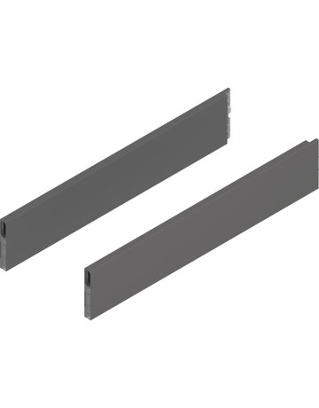 MERIVOBOX BOXCAP, NL=550 mm, Höhe E, links/rechts, oriongrau matt - Blum