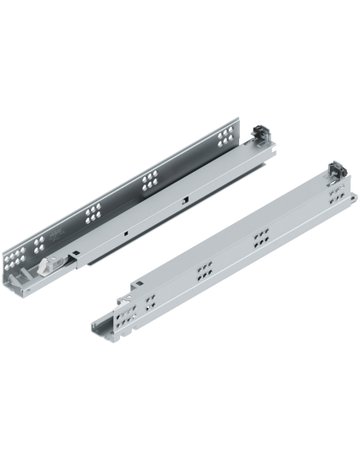 TANDEM plus TIP-ON Vollauszug, Führung, 30 kg, NL=420 mm, für Kupplung, links/rechts, verzinkt - Blum
