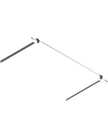 TANDEMBOX Seitenstabilisierung (nach oben aufbauend), NL=650 mm, KB=1200 mm, Vollauszug, Schubkasten/Frontauszug, R7037 staubgrau - Blum