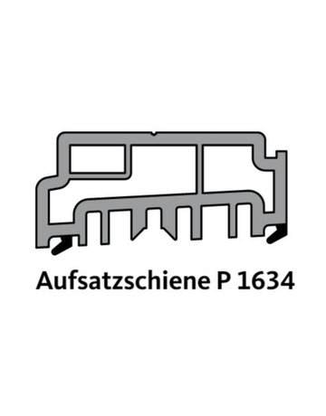 Karton Aufsatzschiene A FB 2000 mm - GU