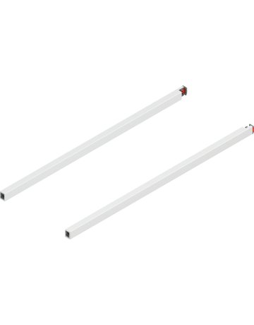 MERIVOBOX Längsreling, NL=550 mm, links/rechts, seidenweiss matt - Blum