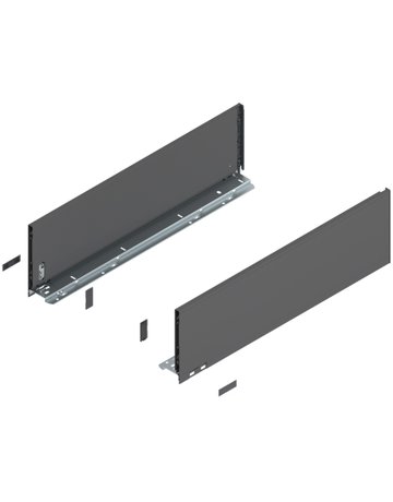 LEGRABOX Zarge, Höhe C (177 mm), NL=600 mm, links/rechts, für LEGRABOX pure, oriongrau matt - Blum