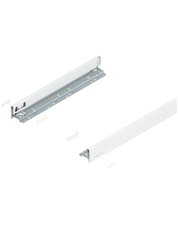 LEGRABOX Zarge, Höhe N (66.5 mm), NL=500 mm, links/rechts, für LEGRABOX pure, seidenweiss matt - Blum