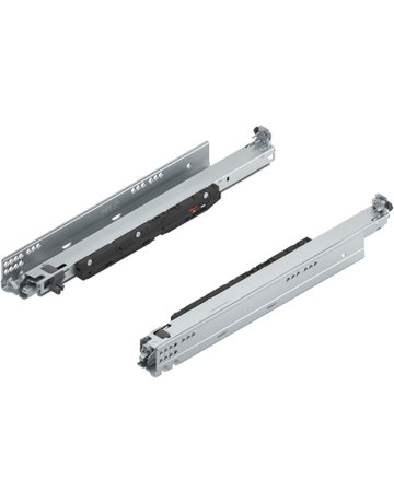 MOVENTO mit BLUMOTION S, Vollauszug, Führung, 70 kg, NL=450 mm, für Kupplung, links/rechts, verzinkt