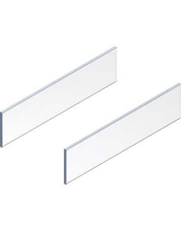 MERIVOBOX Einschubelement - Seite, Höhe E (95 mm), NL=450 mm, Glas klar, 2 St. im Set, klar - Blum