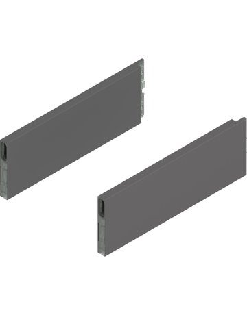 MERIVOBOX BOXCAP, NL=300 mm, Höhe E, links/rechts, oriongrau matt - Blum