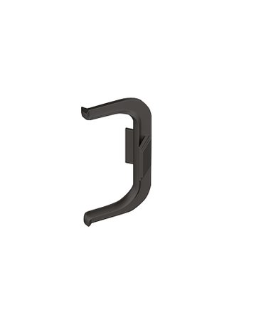Griffmulde- Innenecke, 90°, Canis C, 9266133, Aluminium schwarz - Hettich