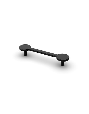MB-Griff,B37x128mm,H30mm,Zink Limpio 9266418,schwarz ma - Hettich