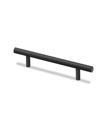 MB-Stangengriff,Ø12x480mm,H35mm,Stahl Hale 9306959,Edelstahl,schwarz ma - Hettich