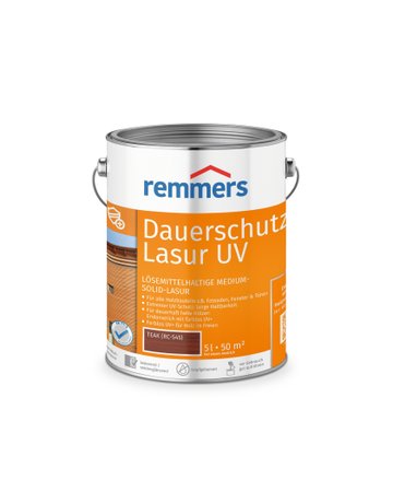 Dauerschutz-Lasur UV teak (RC-545) 5 l - Remmers