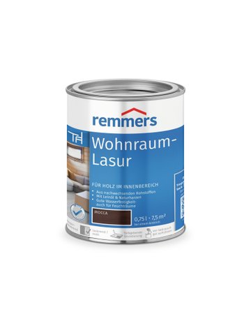 Wohnraum-Lasur mocca 0.75 l - Remmers
