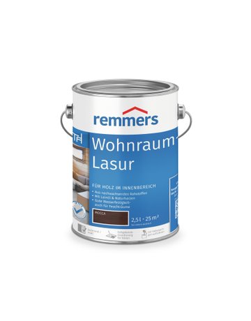 Wohnraum-Lasur mocca 2.5 l - Remmers