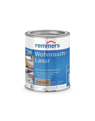 Wohnraum-Lasur toskanagrau 0,75 l - Remmers