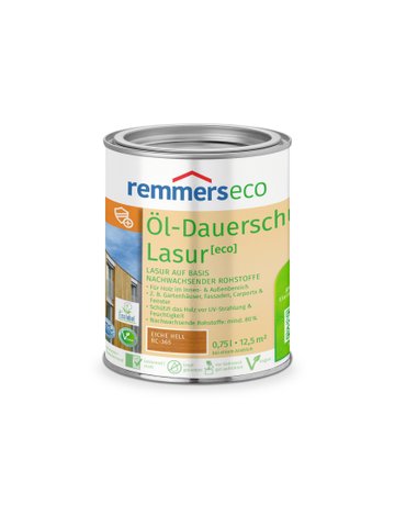 Öl-Dauerschutz-Lasur [eco] eiche hell (RC-365) 0.75 l - Remmers