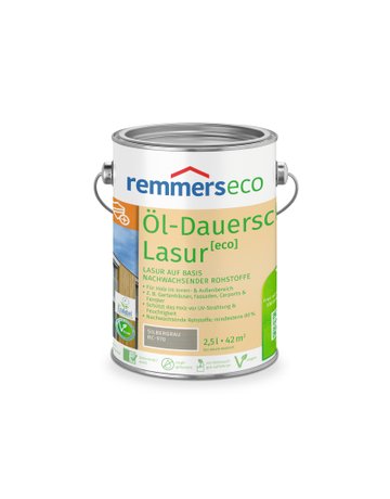 Öl-Dauerschutz-Lasur [eco] silbergrau (RC-970) 2.5 l - Remmers