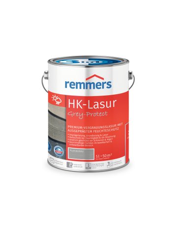 HK-Lasur 3in1 Grey-Protect platingrau (FT-26788) 5 l - Remmers