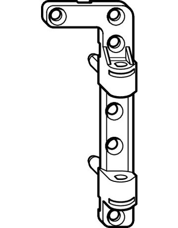 Drehkipp-Axerlager, NT, K6/130, DIN Links, verzinkt - Roto