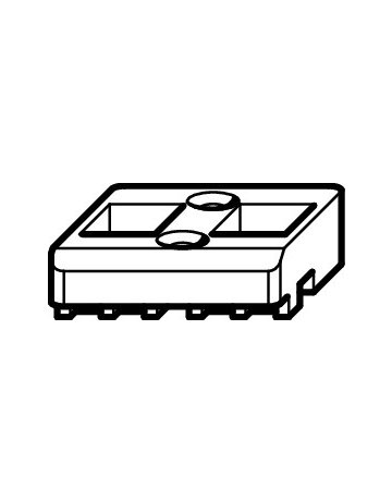 DK-Schließstück, K, NT, Nr. 203, DIN Links-Rechts, Zinkdruckguss, silberfarbig - Roto