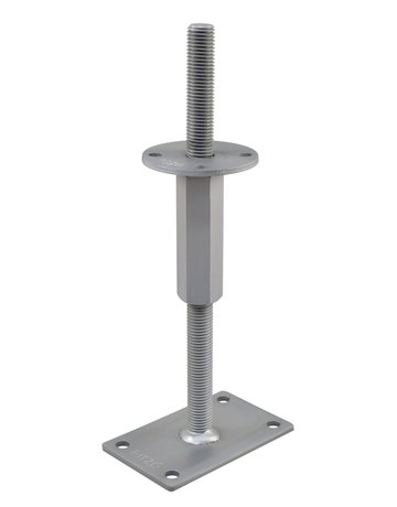 Pfostenträger PTP easy RS/LS Gewinde "CE" Verstellbereich 277-342 mm ZiNiP - Pitzl