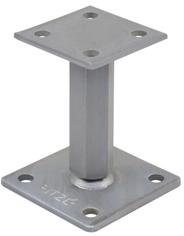 Pfostenträger PTP easy RS/LS Gewinde Verstellbereich 121-181 mm ZiNiP - Pitzl