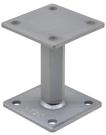 Pfostenträger PTP easy RS/LS Gewinde Verstellbereich 122-182 mm ZiNiP - Pitzl