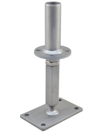 Pfostenträger PTP easy System 10930 "CE" Verstellbereich 195-310 mm ZiNiP - Pitzl