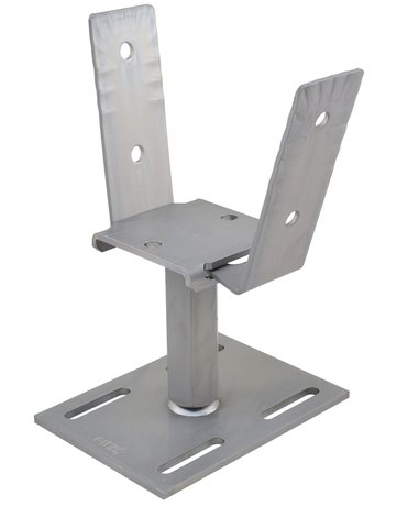 Pfostenträger PTP easy RS/LS Gewinde Verstellbereich 326-391 mm ZiNiP - Pitzl
