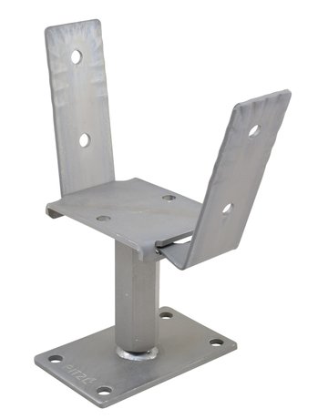 Pfostenträger PTP easy RS/LS Gewinde Verstellbereich 141-206 mm ZiNiP - Pitzl