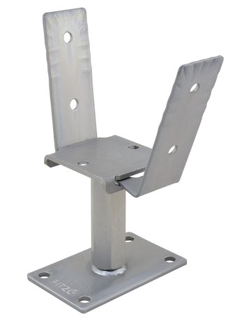 Pfostenträger PTP easy RS/LS Gewinde Verstellbereich 141-206 mm ZiNiP - Pitzl