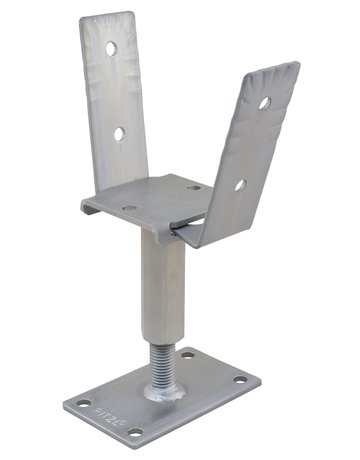 Pfostenträger PTP easy RS/LS Gewinde Verstellbereich 166-231 mm ZiNiP - Pitzl