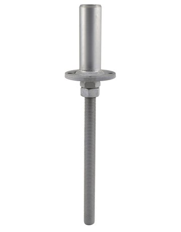 Pfostenträger PTP easy z.Einbetonieren "CE" mit Gewinde M24 x 330 mm ZiNiP - Pitzl