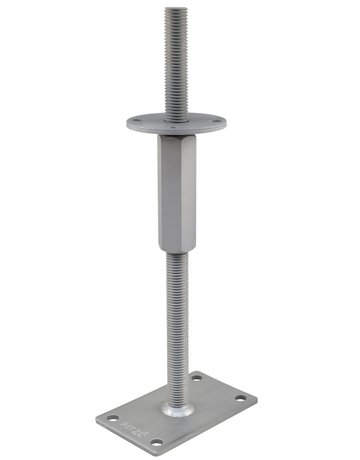 Pfostenträger PTP easy RS/LS Gewinde "CE" Verstellbereich 327-392 mm ZiNiP - Pitzl