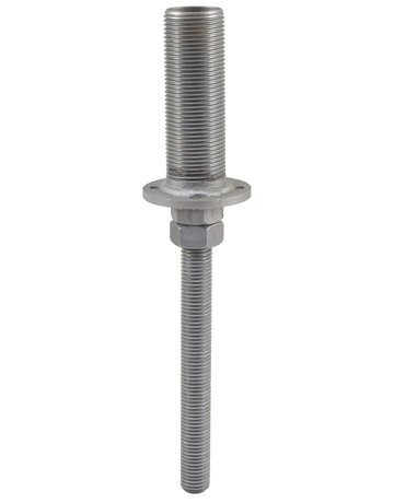 Pfostenträger PTP easy z.Einbetonieren mit Gewinde M24 x 250 mm ZiNiP - Pitzl