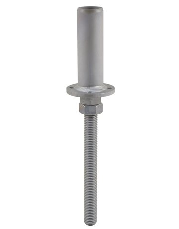 Pfostenträger PTP easy z.Einbetonieren mit Gewinde M24 x 250 mm ZiNiP - Pitzl