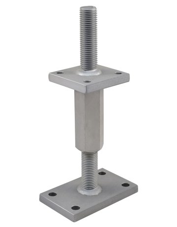 Pfostenträger PTP plus RS/LS Gewinde "CE" Verstellbereich 245-305 mm ZiNiP - Pitzl