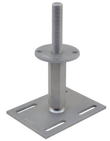 Pfostenträger für Drehfundament Verstellbereich 142-207 mm ZiNiP - Pitzl