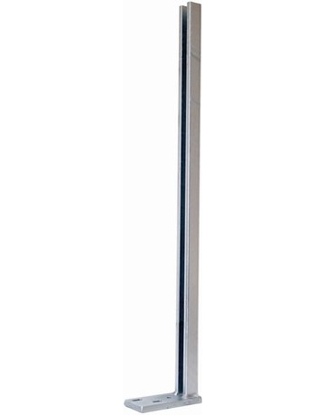 Balkonsäule BSP C-Profil 50 x 40 x 3 mm Höhe 1000 mm "CE" z.aufdübeln feuerverzinkt - Pitzl
