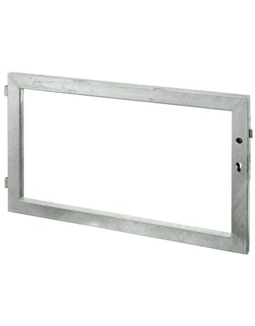 Gartentürrahmen, für Kegel Ø 12 mm, 1000x600 mm und Rohr 60x30x2 mm, feuerv - Pitzl
